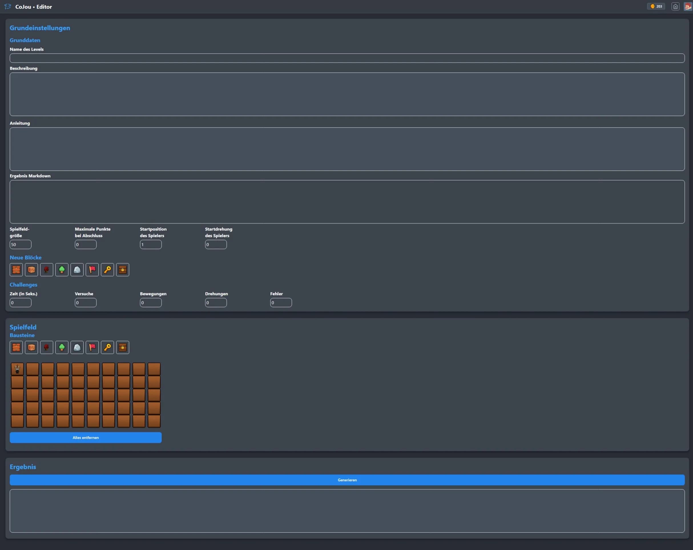 Admin - Level Editor